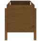 vidaXL Arriate elevado de jardín madera pino marrón miel 101x50x57 cm vidaXL Arriate elevado de jardín madera pino marrón miel 101x50x57 cm