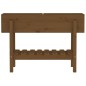 vidaXL Arriate elevado de jardín madera pino marrón miel 101x30x69 cm vidaXL Arriate elevado de jardín madera pino marrón miel 101x30x69 cm
