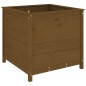 vidaXL Jardinera madera maciza de pino marrón miel 82,5x82,5x78 cm vidaXL Jardinera madera maciza de pino marrón miel 82,5x82,5x78 cm