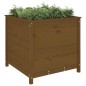 vidaXL Jardinera madera maciza de pino marrón miel 82,5x82,5x78 cm vidaXL Jardinera madera maciza de pino marrón miel 82,5x82,5x78 cm