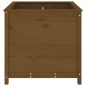 vidaXL Jardinera madera maciza de pino marrón miel 82,5x82,5x78 cm vidaXL Jardinera madera maciza de pino marrón miel 82,5x82,5x78 cm