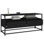 vidaXL Mueble de TV madera contrachapada negro 100x35x45 cm vidaXL Mueble de TV madera contrachapada negro 100x35x45 cm