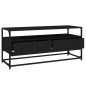 vidaXL Mueble de TV madera contrachapada negro 100x35x45 cm vidaXL Mueble de TV madera contrachapada negro 100x35x45 cm