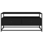 vidaXL Mueble de TV madera contrachapada negro 100x35x45 cm vidaXL Mueble de TV madera contrachapada negro 100x35x45 cm