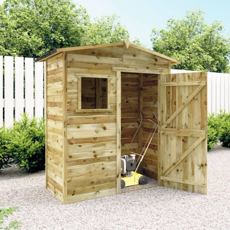 vidaXL Caseta de almacenaje de jardín madera de pino vidaXL Caseta de almacenaje de jardín madera de pino