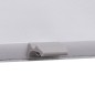vidaXL Persiana enrollable opaca blanca MK06