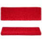 vidaXL Alfombrillas de escalera 5 unidades rojo 65x21x4 cm vidaXL Alfombrillas de escalera 5 unidades rojo 65x21x4 cm