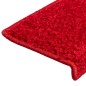 vidaXL Alfombrillas de escalera 5 unidades rojo 65x21x4 cm vidaXL Alfombrillas de escalera 5 unidades rojo 65x21x4 cm
