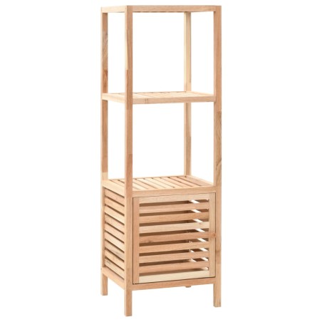 vidaXL Mueble de almacenaje baño madera maciza nogal 39,5x35,5x123 cm