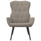 vidaXL Silla de relajación de terciopelo gris claro vidaXL Silla de relajación de terciopelo gris claro