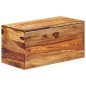 vidaXL Baúl de almacenamiento de madera maciza de sheesham 80x40x40 cm vidaXL Baúl de almacenamiento de madera maciza de sheesham 80x40x40 cm