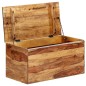 vidaXL Baúl de almacenamiento de madera maciza de sheesham 80x40x40 cm vidaXL Baúl de almacenamiento de madera maciza de sheesham 80x40x40 cm