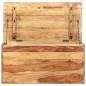 vidaXL Baúl de almacenamiento de madera maciza de sheesham 80x40x40 cm vidaXL Baúl de almacenamiento de madera maciza de sheesham 80x40x40 cm