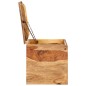 vidaXL Baúl de almacenamiento de madera maciza de sheesham 80x40x40 cm vidaXL Baúl de almacenamiento de madera maciza de sheesham 80x40x40 cm
