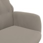 vidaXL Silla de relajación de terciopelo gris claro vidaXL Silla de relajación de terciopelo gris claro