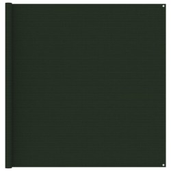 vidaXL Alfombra para tienda de campaña verde oscuro 200x400 cm