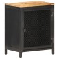 vidaXL Mesita de noche madera maciza de mango rugosa 40x30x53 cm vidaXL Mesita de noche madera maciza de mango rugosa 40x30x53 cm