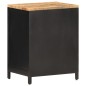 vidaXL Mesita de noche madera maciza de mango rugosa 40x30x53 cm vidaXL Mesita de noche madera maciza de mango rugosa 40x30x53 cm