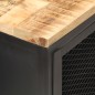 vidaXL Mesita de noche madera maciza de mango rugosa 40x30x53 cm vidaXL Mesita de noche madera maciza de mango rugosa 40x30x53 cm