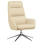 vidaXL Sillón de relax de tela color crema vidaXL Sillón de relax de tela color crema