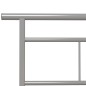 vidaXL Estructura de cama de metal gris 90x200 cm vidaXL Estructura de cama de metal gris 90x200 cm
