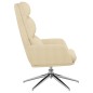 vidaXL Sillón de relax de tela color crema vidaXL Sillón de relax de tela color crema