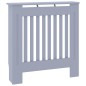 vidaXL Cubierta para radiador MDF gris 78 cm vidaXL Cubierta para radiador MDF gris 78 cm