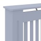 vidaXL Cubierta para radiador MDF gris 78 cm vidaXL Cubierta para radiador MDF gris 78 cm