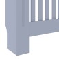 vidaXL Cubierta para radiador MDF gris 78 cm vidaXL Cubierta para radiador MDF gris 78 cm