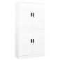 vidaXL Armario de oficina de acero blanco 90x40x180 cm vidaXL Armario de oficina de acero blanco 90x40x180 cm