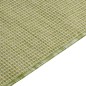 vidaXL Alfombra de exterior de tejido plano verde 80x150 cm