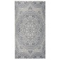 vidaXL Alfombra de exterior de tejido plano rayas azules 80x150 cm