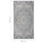 vidaXL Alfombra de exterior de tejido plano rayas azules 80x150 cm