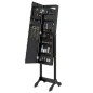 vidaXL Espejo de pie con LED negro 34x37x146 cm vidaXL Espejo de pie con LED negro 34x37x146 cm