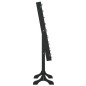 vidaXL Espejo de pie con LED negro 34x37x146 cm vidaXL Espejo de pie con LED negro 34x37x146 cm