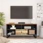 vidaXL Mueble de TV madera reciclada madera contrachapada 100x33x46cm