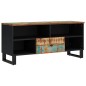 vidaXL Mueble de TV madera reciclada madera contrachapada 100x33x46cm