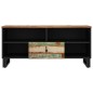 vidaXL Mueble de TV madera reciclada madera contrachapada 100x33x46cm