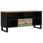 vidaXL Mueble de TV madera reciclada madera contrachapada 100x33x46cm