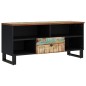 vidaXL Mueble de TV madera reciclada madera contrachapada 100x33x46cm