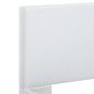 vidaXL Estructura de cama de cuero sintético blanco 120x200 cm