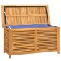 vidaXL Caja de almacenaje de jardín con bolsa teca maciza 114x50x58 cm vidaXL Caja de almacenaje de jardín con bolsa teca maciza 114x50x58 cm
