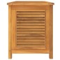 vidaXL Caja de almacenaje de jardín con bolsa teca maciza 114x50x58 cm vidaXL Caja de almacenaje de jardín con bolsa teca maciza 114x50x58 cm