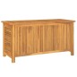 vidaXL Caja de almacenaje de jardín con bolsa teca maciza 114x50x58 cm vidaXL Caja de almacenaje de jardín con bolsa teca maciza 114x50x58 cm