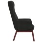 vidaXL Sillón de relax de tela negro vidaXL Sillón de relax de tela negro