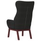 vidaXL Sillón de relax de tela negro vidaXL Sillón de relax de tela negro