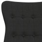 vidaXL Sillón de relax de tela negro vidaXL Sillón de relax de tela negro