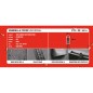 Madison Funda para sombrilla de pie gris 215x30 cm Madison Funda para sombrilla de pie gris 215x30 cm