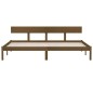 vidaXL Estructura de cama madera maciza de pino marrón 180x200 cm vidaXL Estructura de cama madera maciza de pino marrón 180x200 cm