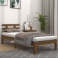 vidaXL Estructura de cama madera maciza marrón miel 90x200 cm vidaXL Estructura de cama madera maciza marrón miel 90x200 cm